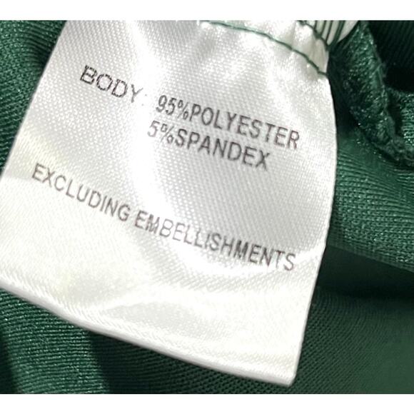 Hello Molly Caruso One-Shoulder Ruffle Midi Dress Green Size Womens Sz 8 - Picture 11 of 11